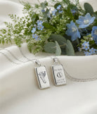 Cara Keepsakes Silver Pendant Urns Silver Rectangle Pendant Urn