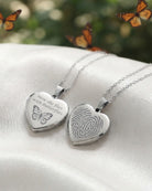 Cara Keepsakes Silver Pendant Urns Silver Heart Pendant Urn