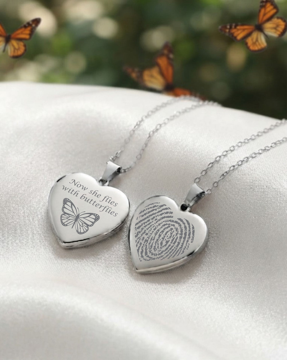 Cara Keepsakes Silver Pendant Urns Silver Heart Pendant Urn