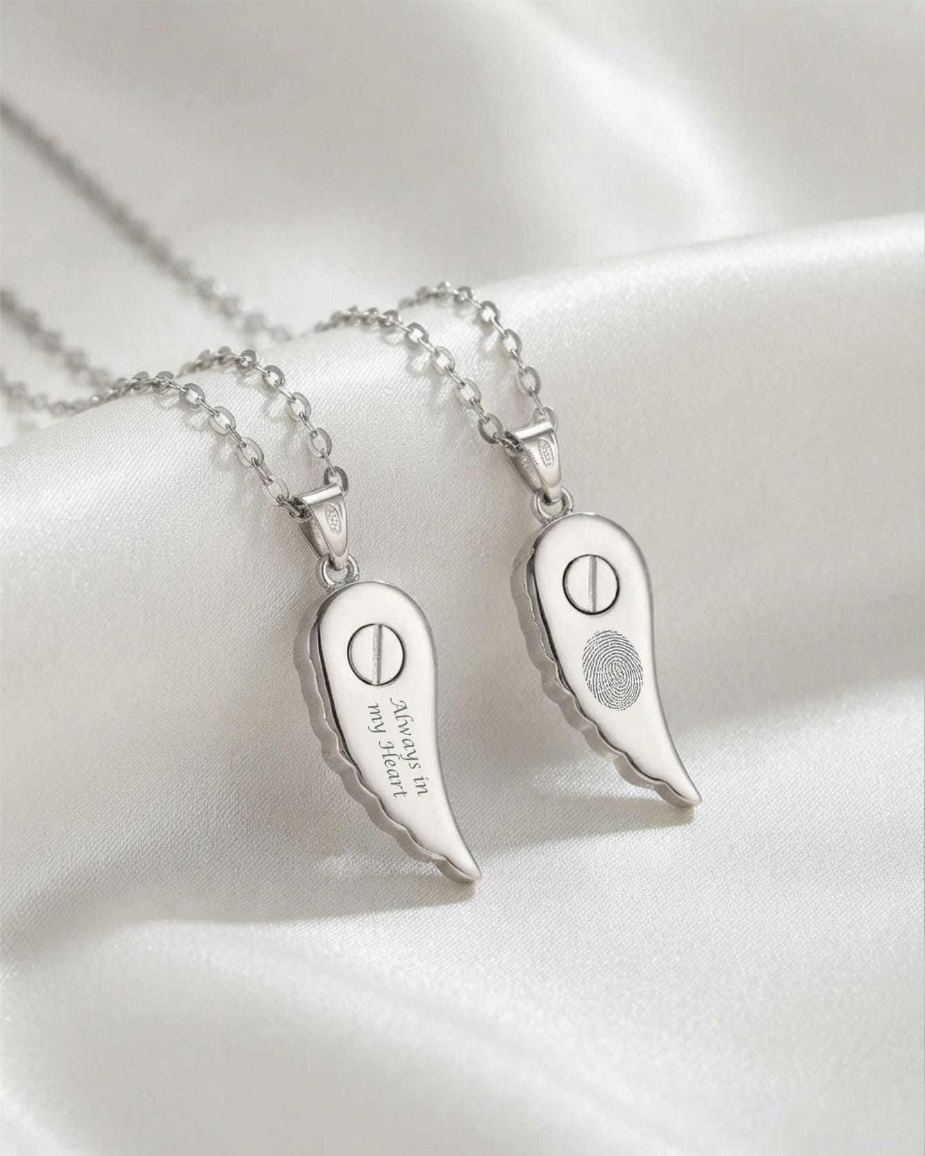 Cara Keepsakes Silver Pendant Urns Silver Guardian Angel Pendant Urn