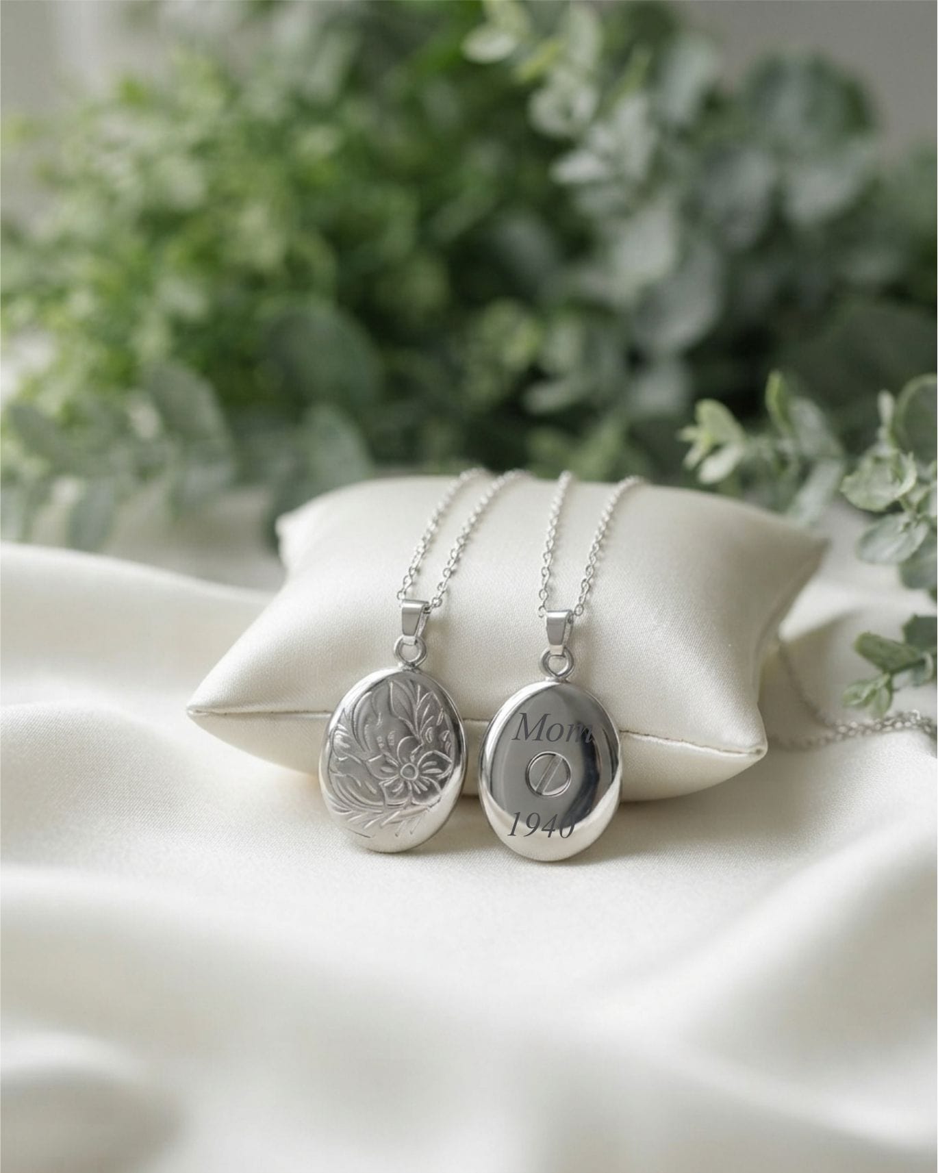 Cara Keepsakes Silver Pendant Urns 'Wildflower' Pendant Urn