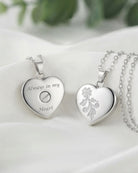 Cara Keepsakes Silver Pendant Urns 'Forget Me Not' Pendant Urn