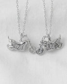 Cara Keepsakes Silver Pendant Urns Motorcycle Pendant Urn