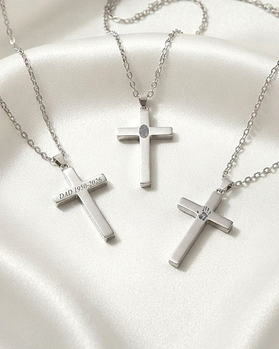 Cara Keepsakes Silver Pendant Urns Cross Pendant Urn