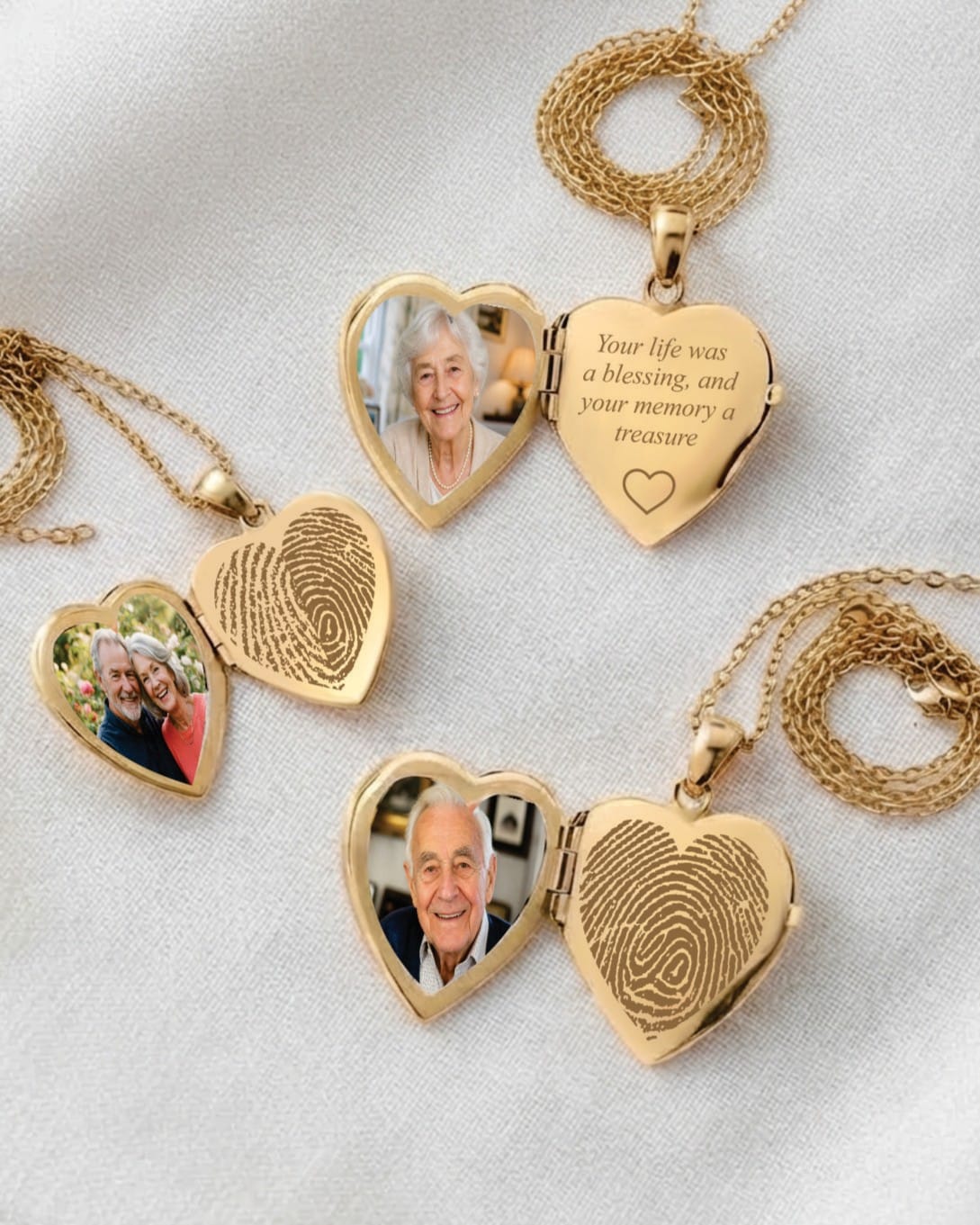 Cara Keepsakes Gold Locket Urns Gold Filigree Heart Locket Urn (14K)