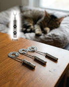 Cara Keepsakes Stainless Steel Stainless Steel Paw Print Cylinder Urn
