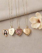 Cara Keepsakes Gold Locket Urns Gold Filigree Heart Locket Urn (14K)
