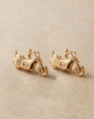 Cara Keepsakes Gold Pendant Urns Gold Motorcycle Pendant Urn (10K)