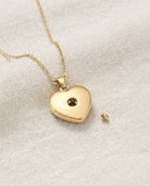 Cara Keepsakes Gold Pendant Urns Gold Heart Pendant Urn (10K)