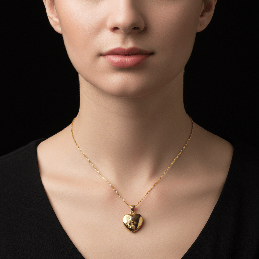 Cara Keepsakes Gold Pendant Urns 'Forget Me Not' Pendant Urn (10K)