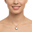 Cara Keepsakes Gold Pendant Urns Gold Heart Pendant Urn (10K)