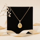 Cara Keepsakes Gold Pendant Urns Gold Teardrop Pendant Urn (10K)