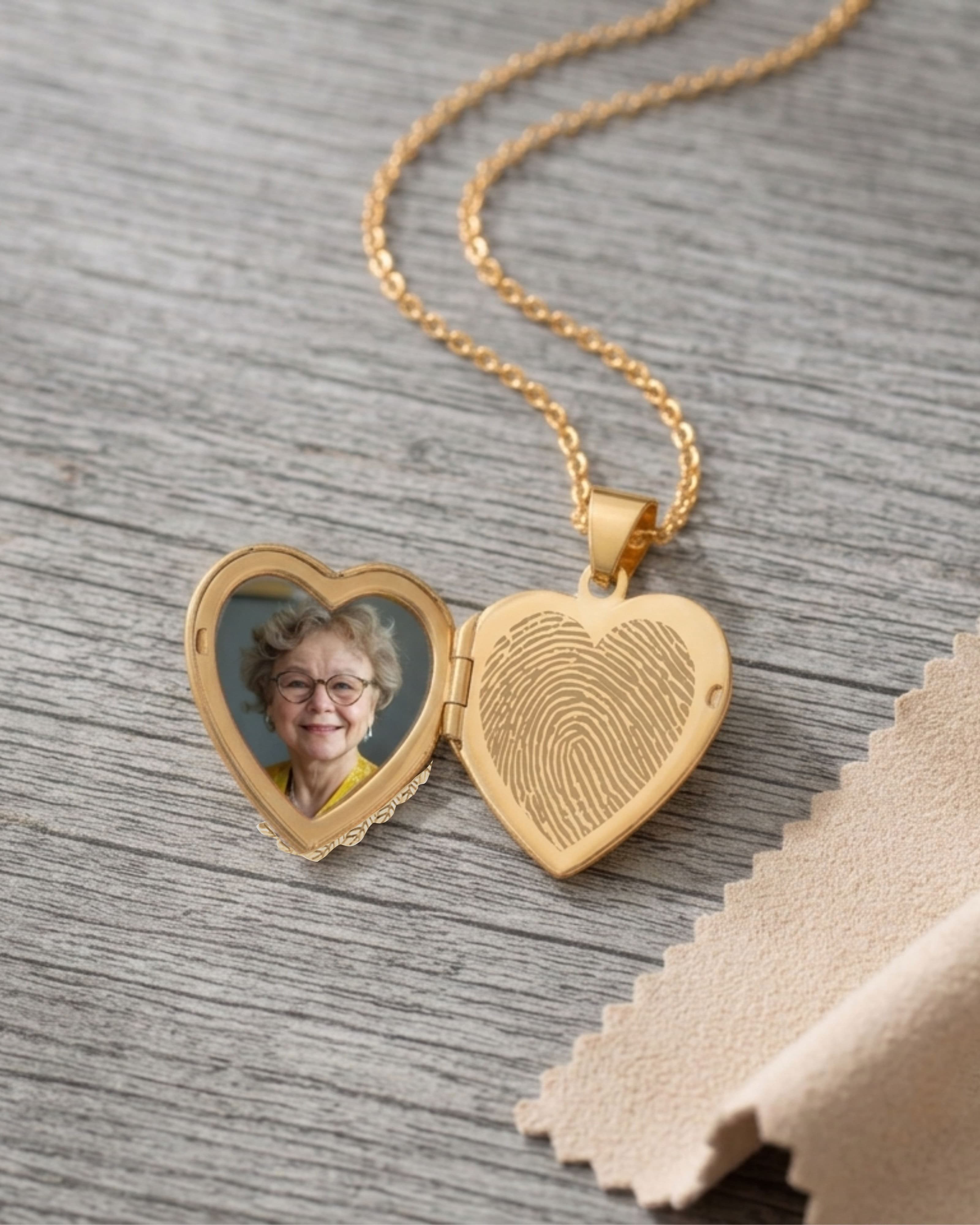 Cara Keepsakes Gold Locket Urns Gold Angel Wing Locket Urn (10K)