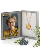 Cara Keepsakes Gold Locket Urns Gold Angel Wing Locket Urn (10K)