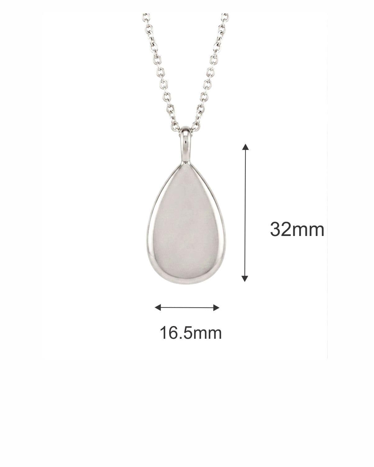 Cara Keepsakes Stainless Steel Stainless Steel Teardrop Urn