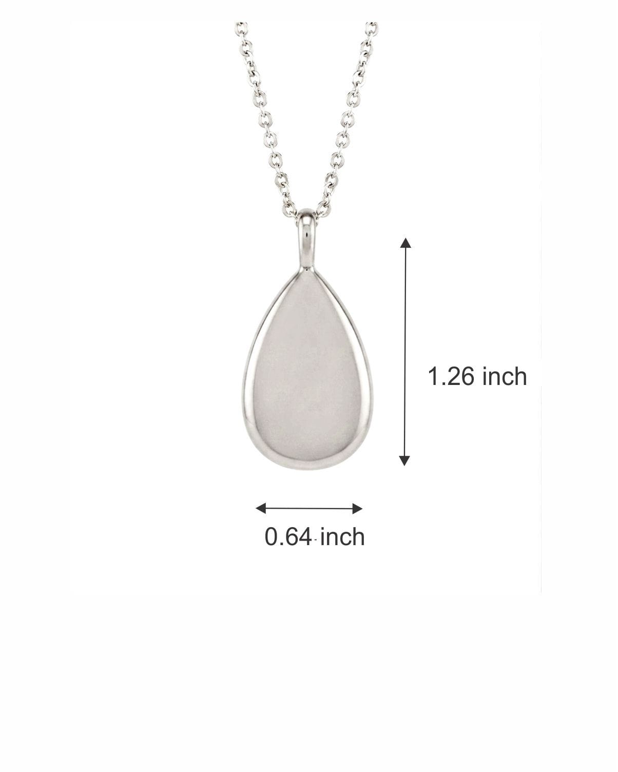 Cara Keepsakes Stainless Steel Stainless Steel Teardrop Urn