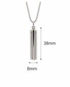 Cara Keepsakes Stainless Steel Stainless Steel Cylinder Urn