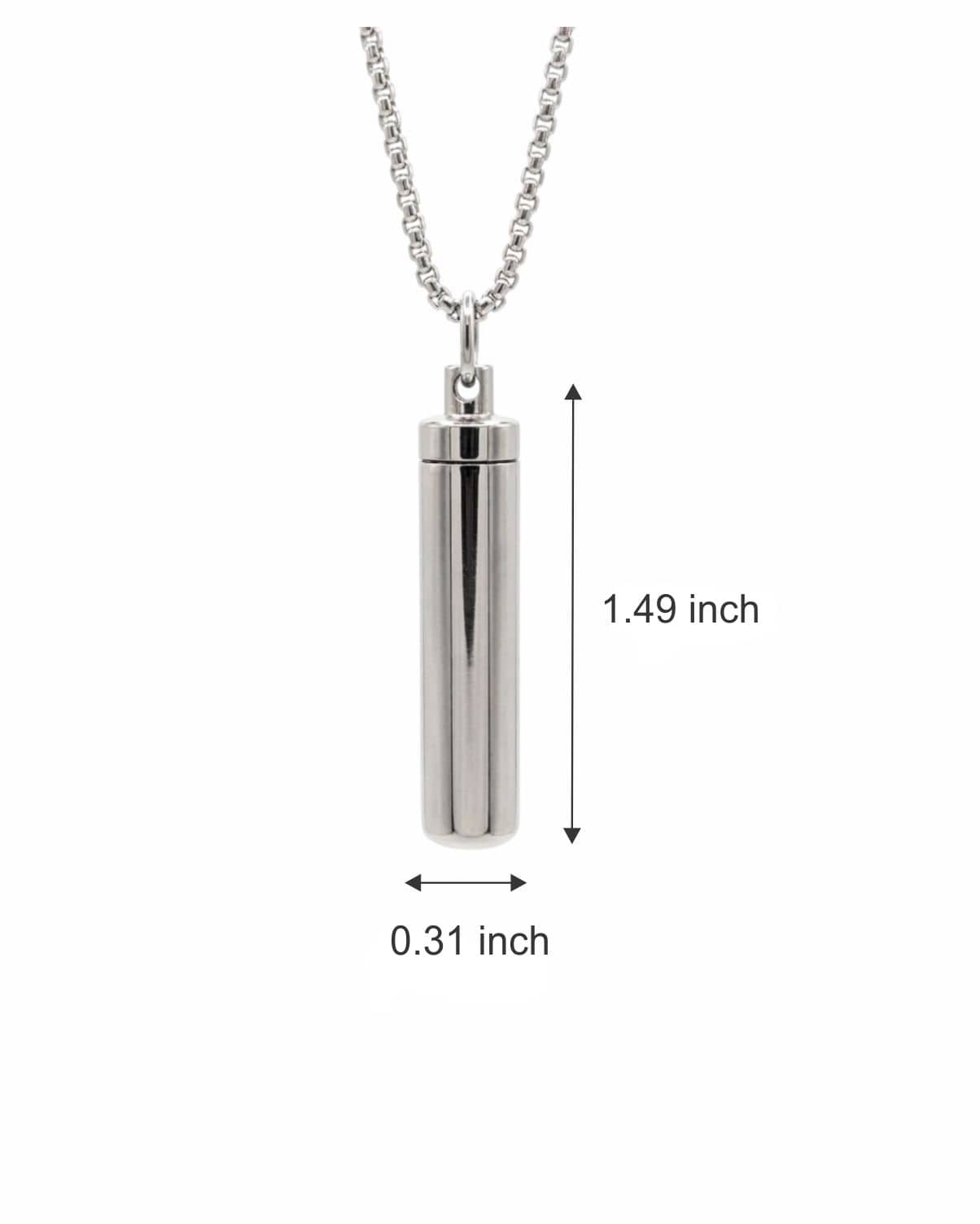 Cara Keepsakes Stainless Steel Stainless Steel Cylinder Urn
