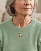 Cara Keepsakes Gold Pendant Urns Gold Teardrop Pendant Urn (10K)