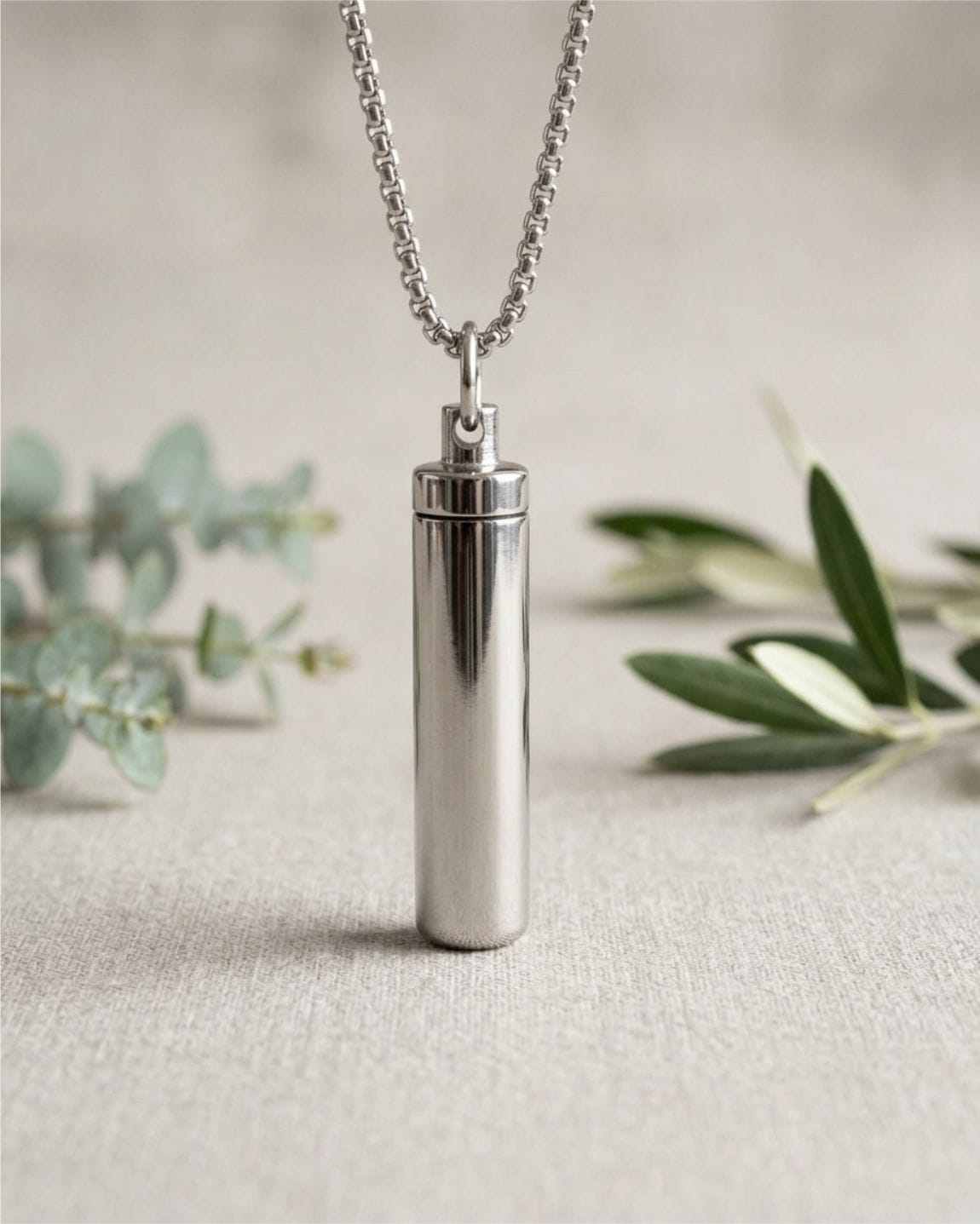 Cara Keepsakes Stainless Steel Stainless Steel Cylinder Urn