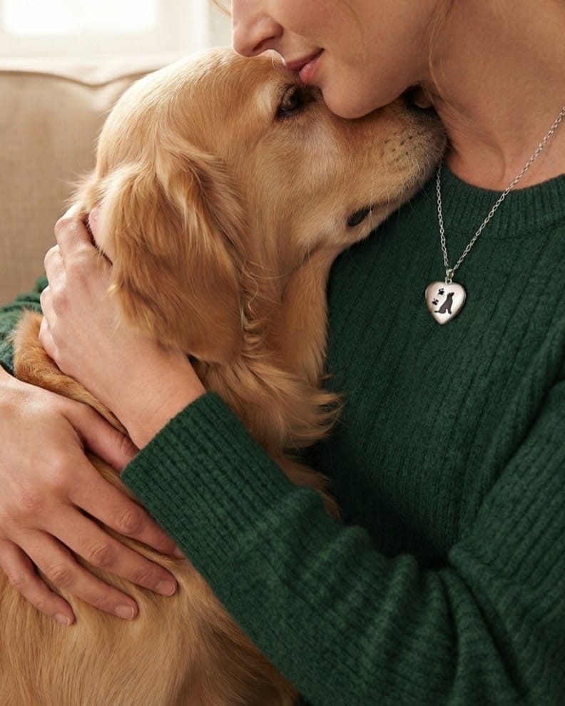 Cara Keepsakes Silver Locket Urns Dog Locket Urn