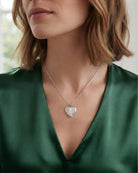 Cara Keepsakes Silver Pendant Urns Angel Wing Pendant Urn