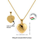 Cara Keepsakes Gold Pendant Urns 'Forget Me Not' Pendant Urn (10K)