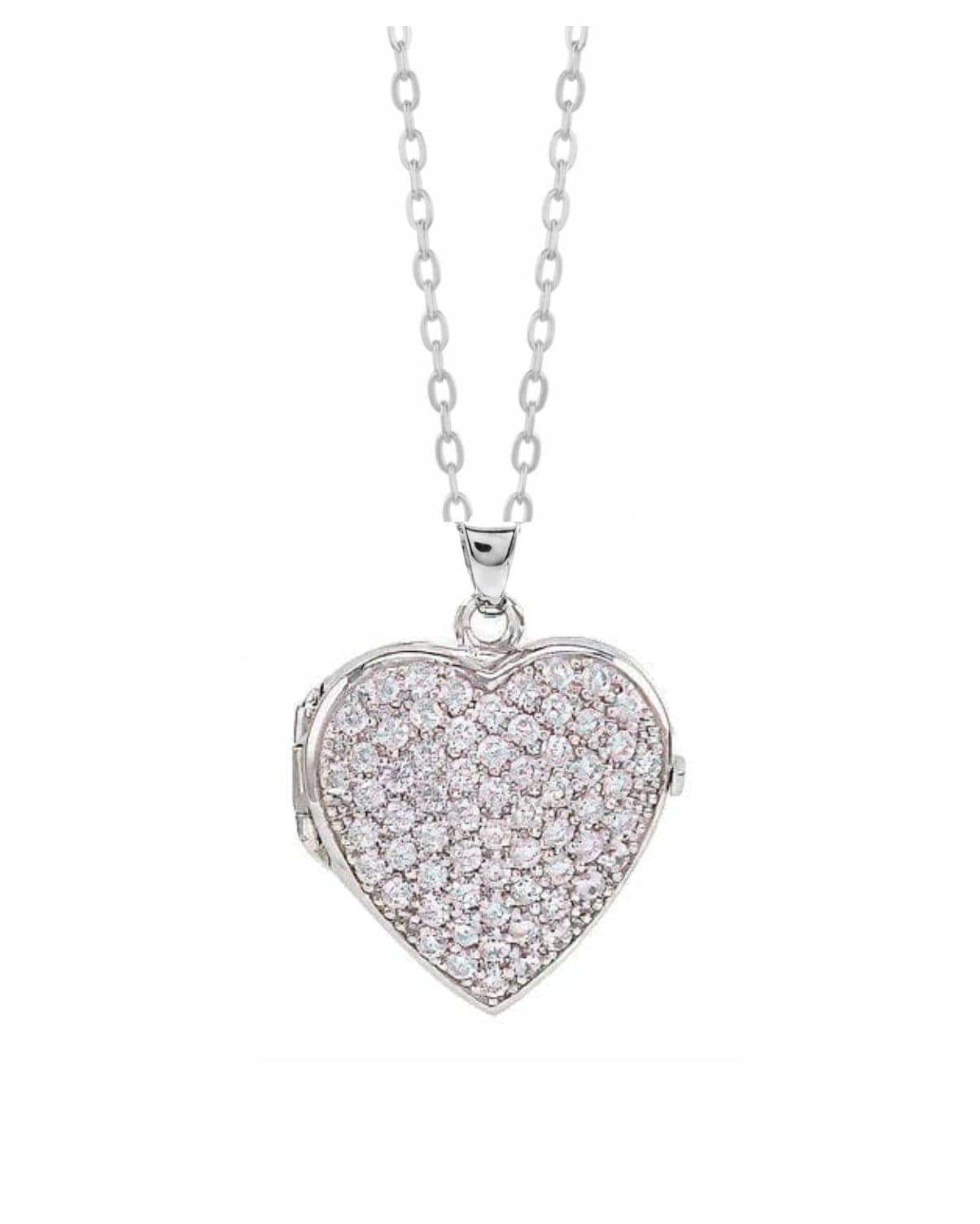 Cara Keepsakes Silver Locket Urns Eternal Light Locket Urn
