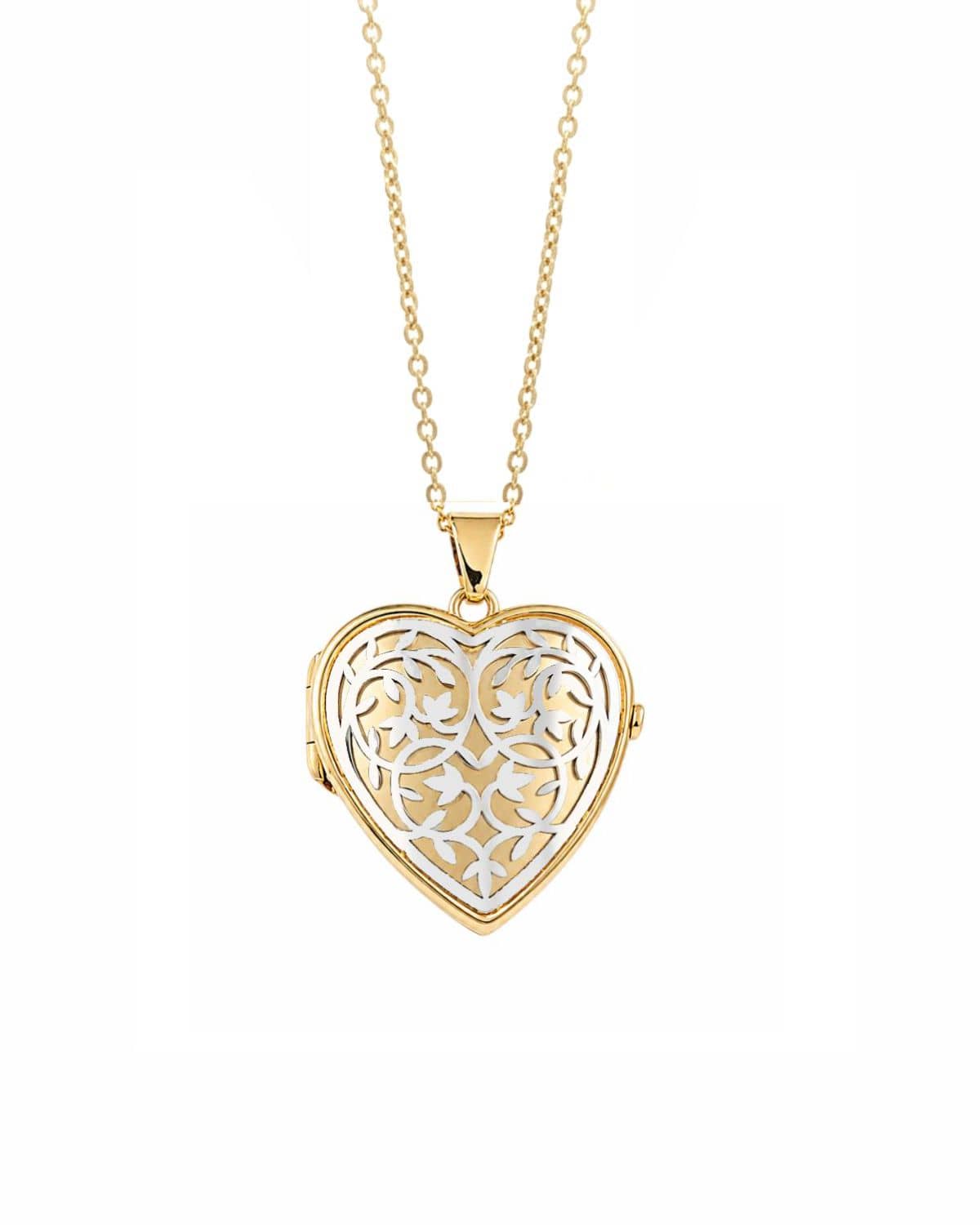 Cara Keepsakes Gold Locket Urns 'Heirloom' Locket Urn (10K)