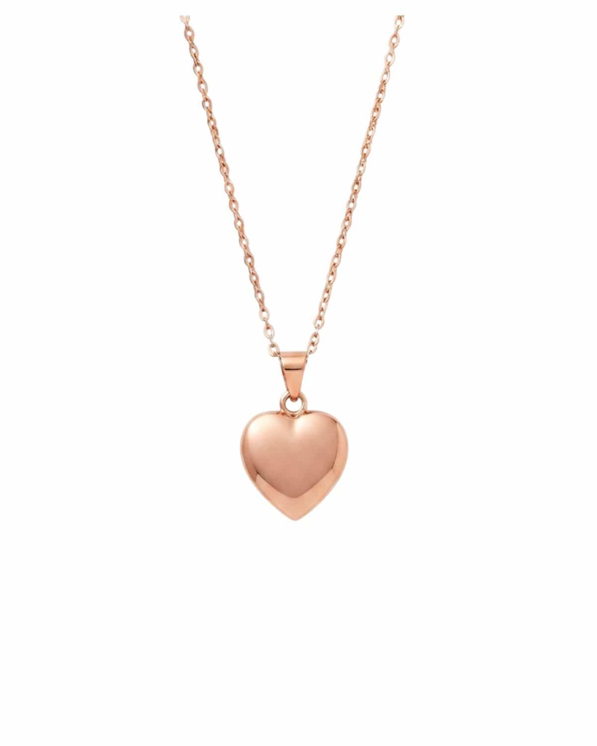 Cara Keepsakes Gold Pendant Urns Small Gold Heart Pendant Urn (10K)