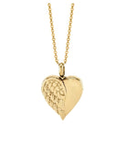 Cara Keepsakes Stainless Steel Gold-Plated Stainless Steel Angel Wing Urn