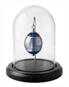 Cara Keepsakes Keepsake Urn Mini Urn with Glass Dome Keepsake Urn - "Serenity" (Olive Shaped)