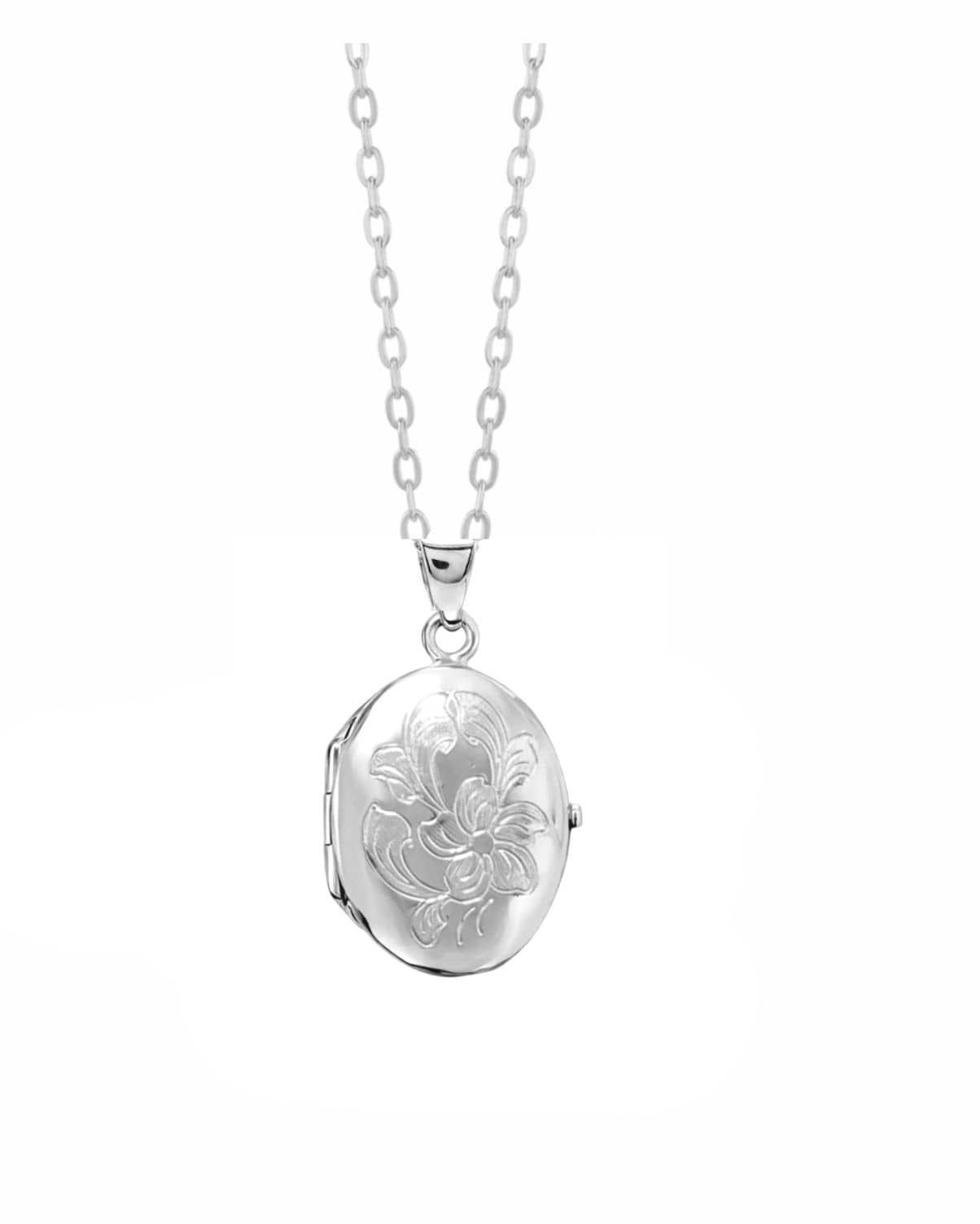 Cara Keepsakes Silver Locket Urns 'Wildflower' Locket Urn