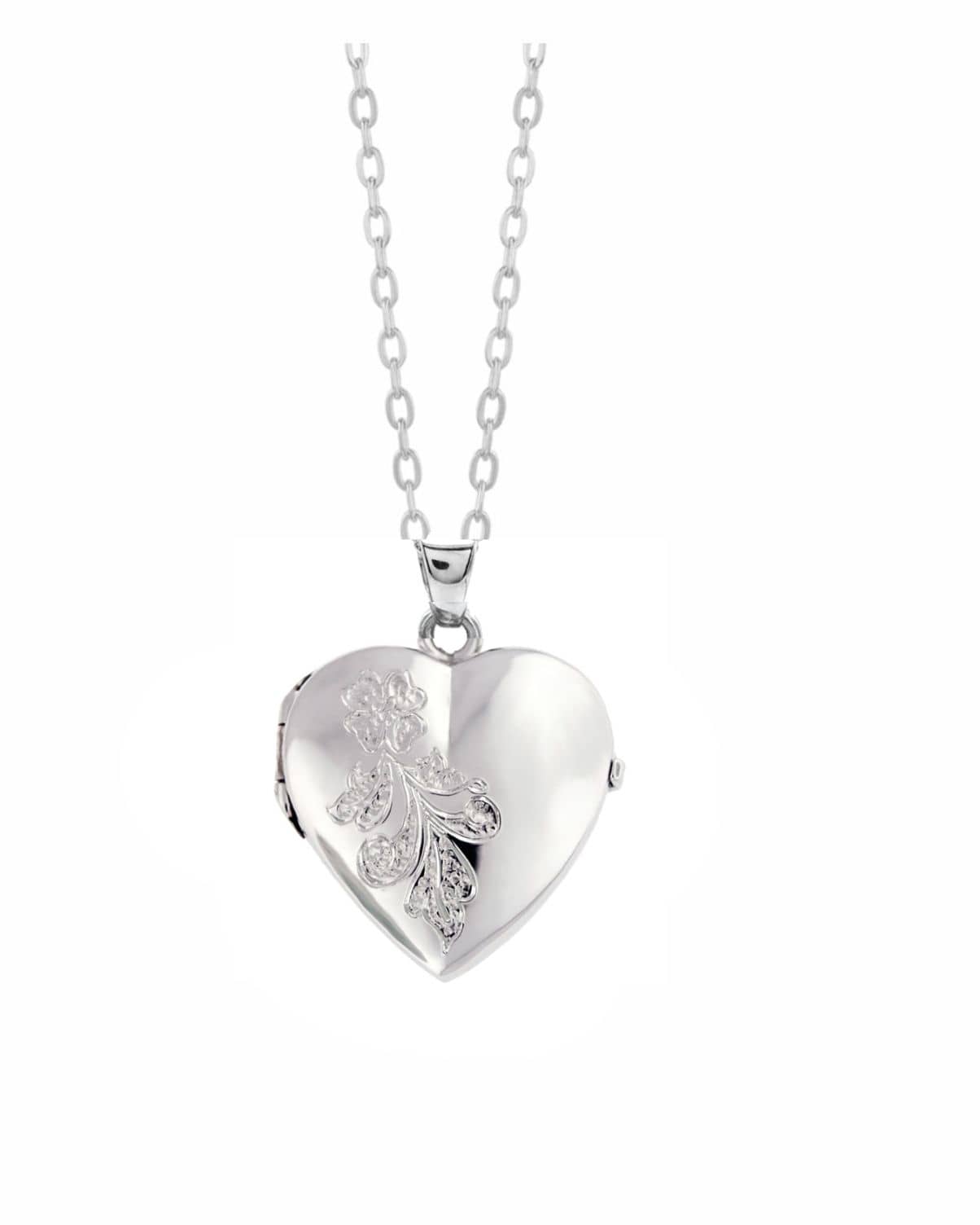 Cara Keepsakes Silver Locket Urns 'Forget Me Not' Locket Urn