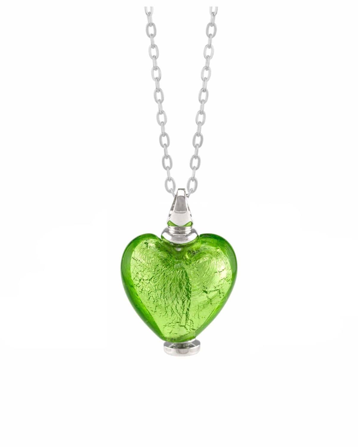 Cara Keepsakes Murano Glass Heart Urns Murano Glass Heart Urn - August