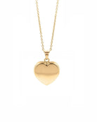 Cara Keepsakes Gold Pendant Urns Gold Heart Pendant Urn (10K)