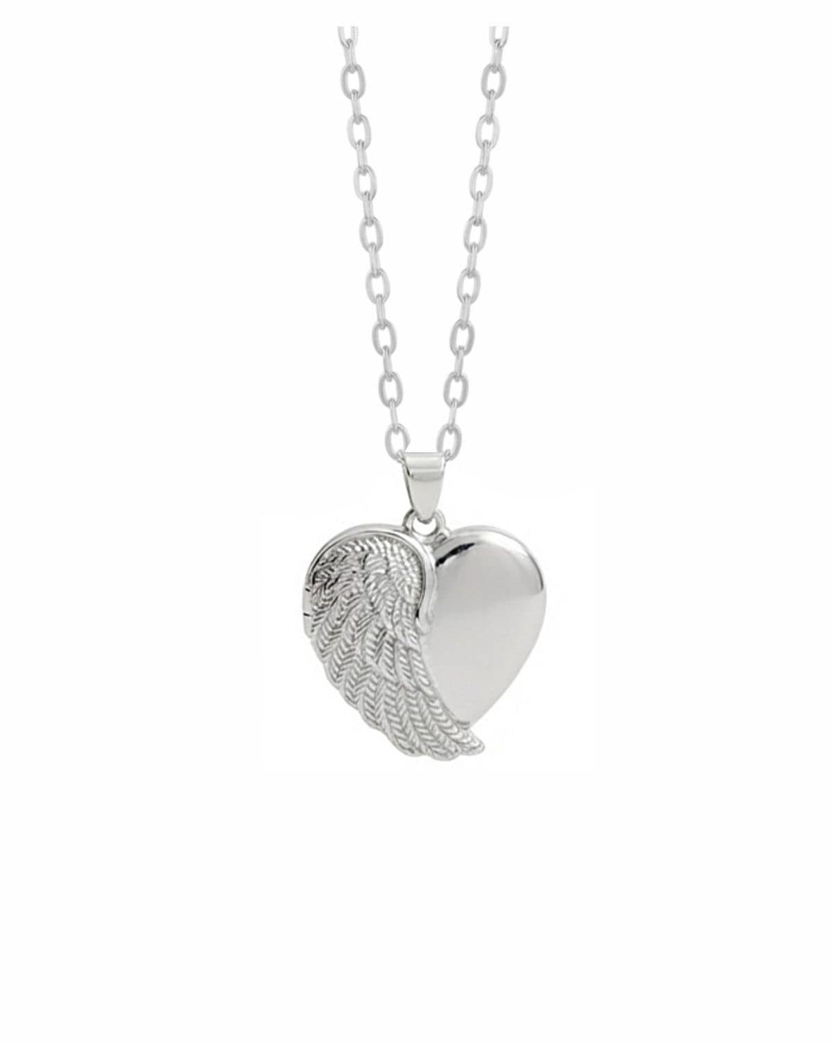 Cara Keepsakes Silver Pendant Urns Angel Wing Pendant Urn