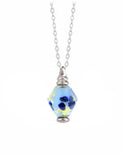 Cara Keepsakes Murano Glass Pendant Urns Murano Glass Pendant Urn - 'Ocean Mist'