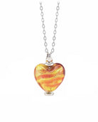 Cara Keepsakes Murano Glass Heart Urns Murano Glass Heart Urn - November