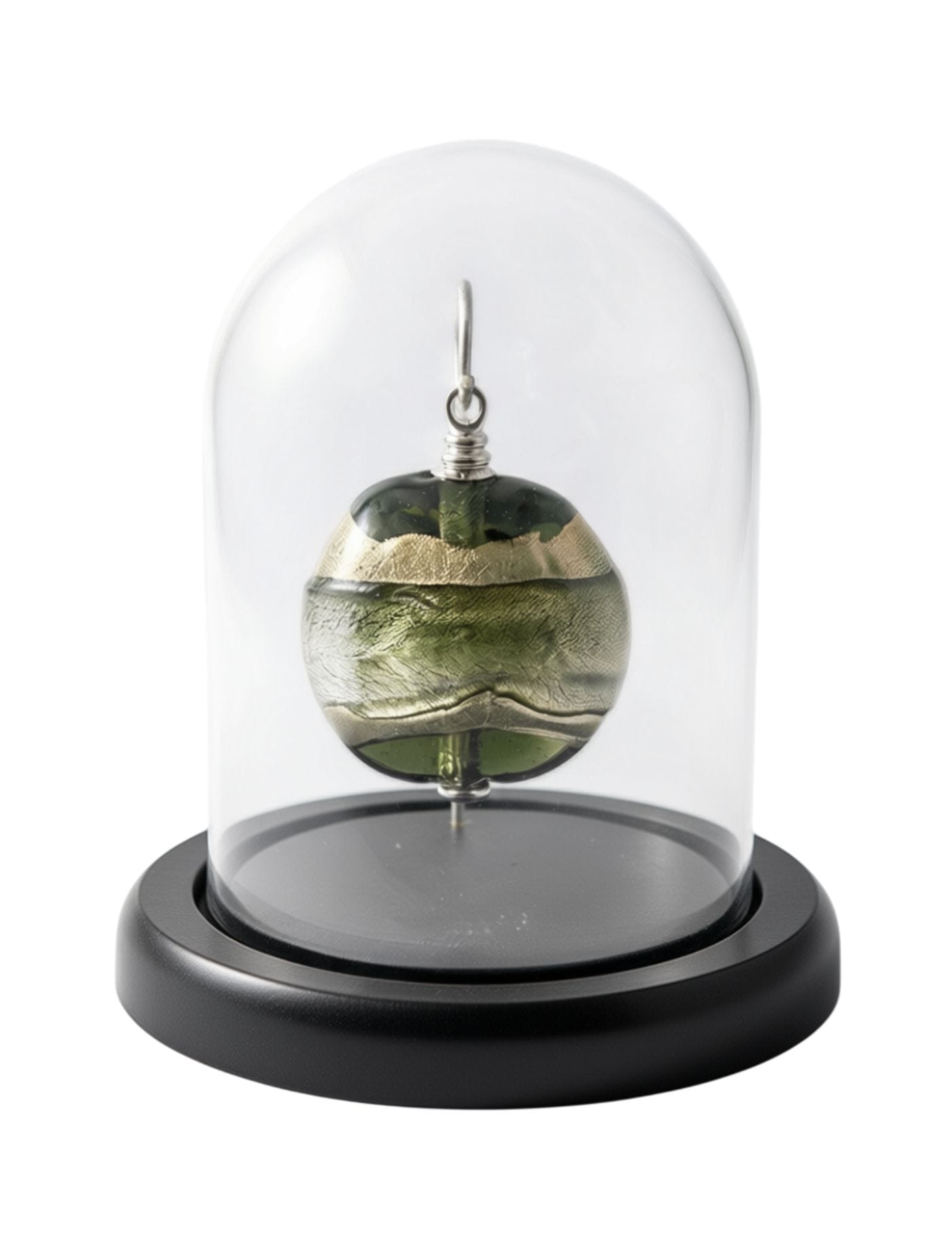 Cara Keepsakes Keepsake Urn Mini Urn with Glass Dome Keepsake Urn - "In the Garden"