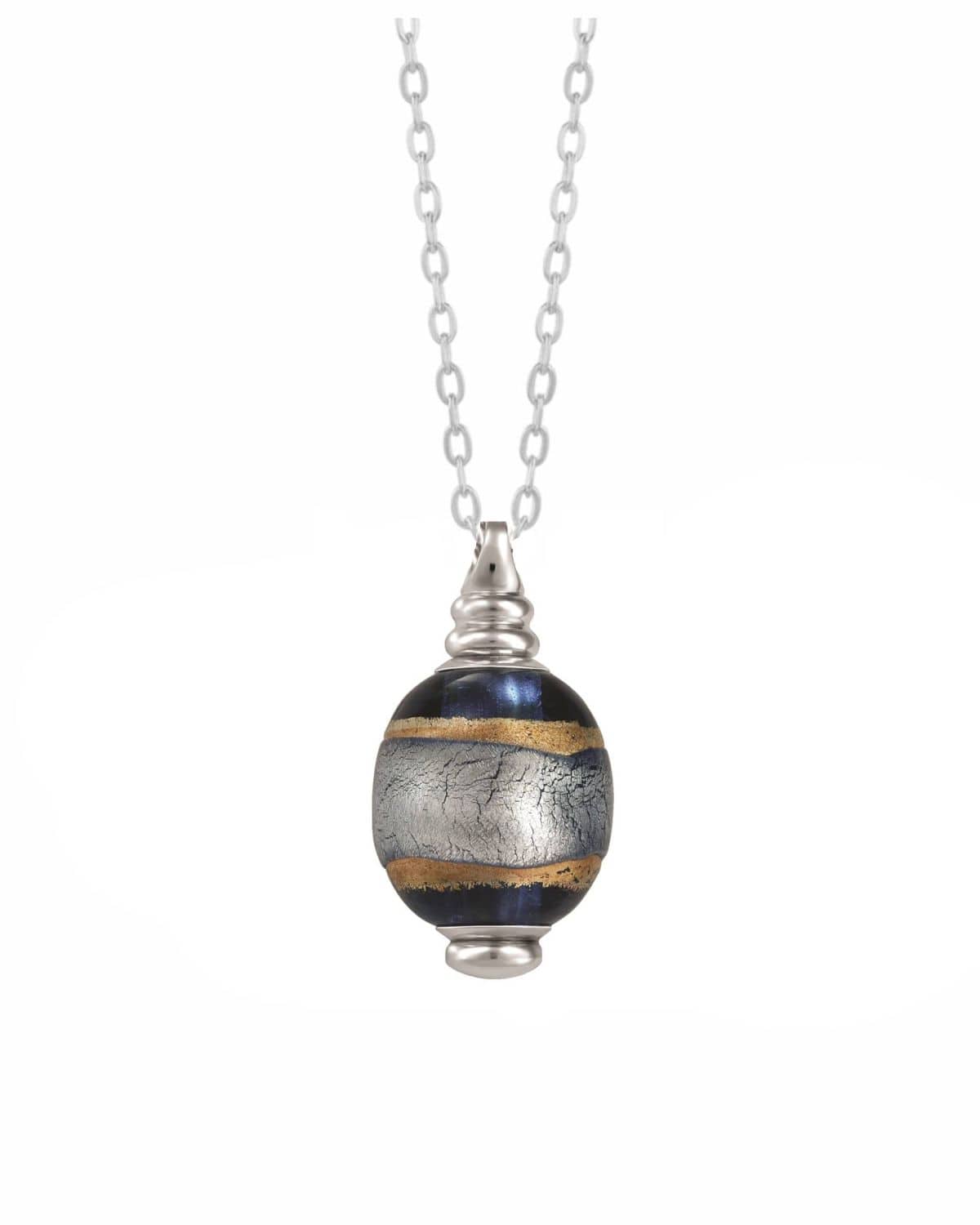 Cara Keepsakes Murano Glass Pendant Urns Murano Glass Pendant Urn - 'Serenity' Olive