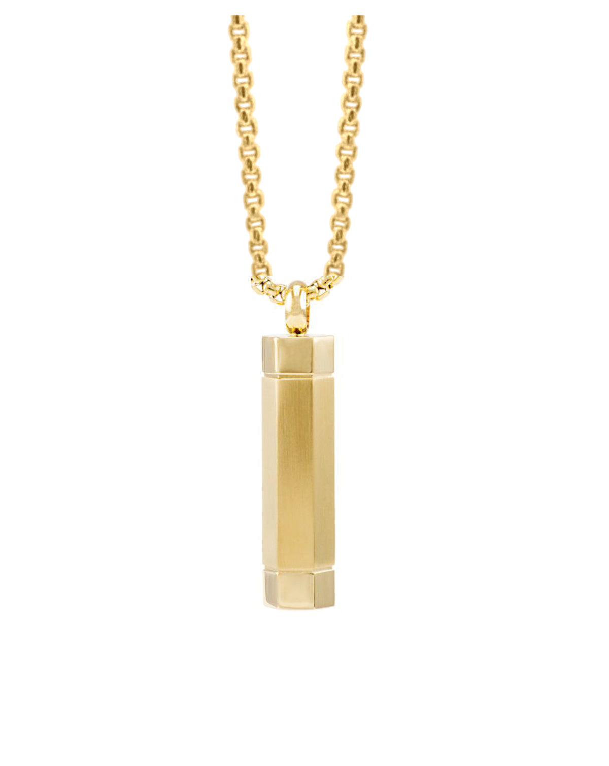 Cara Keepsakes Stainless Steel Gold-Plated Stainless Steel Cylinder