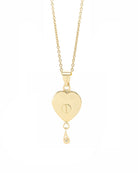 Cara Keepsakes Gold Pendant Urns Birthstone Heart Pendant Urn (10K)