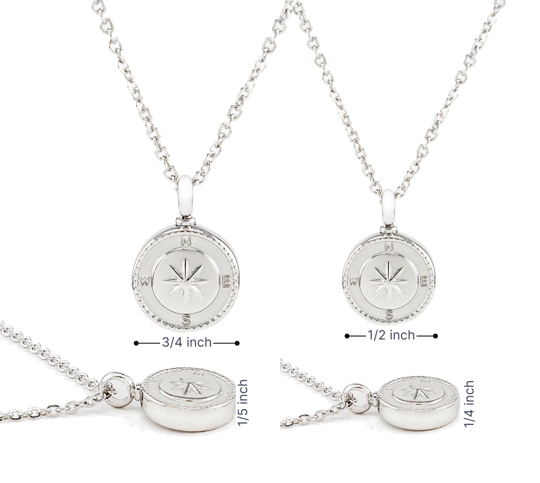 Cara Keepsakes Stainless Steel Stainless Steel Compass Urn