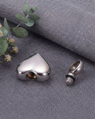 Cara Keepsakes Stainless Steel Stainless Steel Bubble Heart Urn
