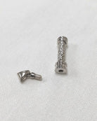 Cara Keepsakes Silver Pendant Urns Hammered Cylinder Pendant Urn