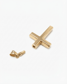 Cara Keepsakes Gold Pendant Urns Gold Cross Pendant Urn (10K)