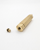 Cara Keepsakes Stainless Steel Gold-Plated Tag Cylinder