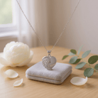 Cara Keepsakes Silver Pendant Urns Angel Wing Pendant Urn