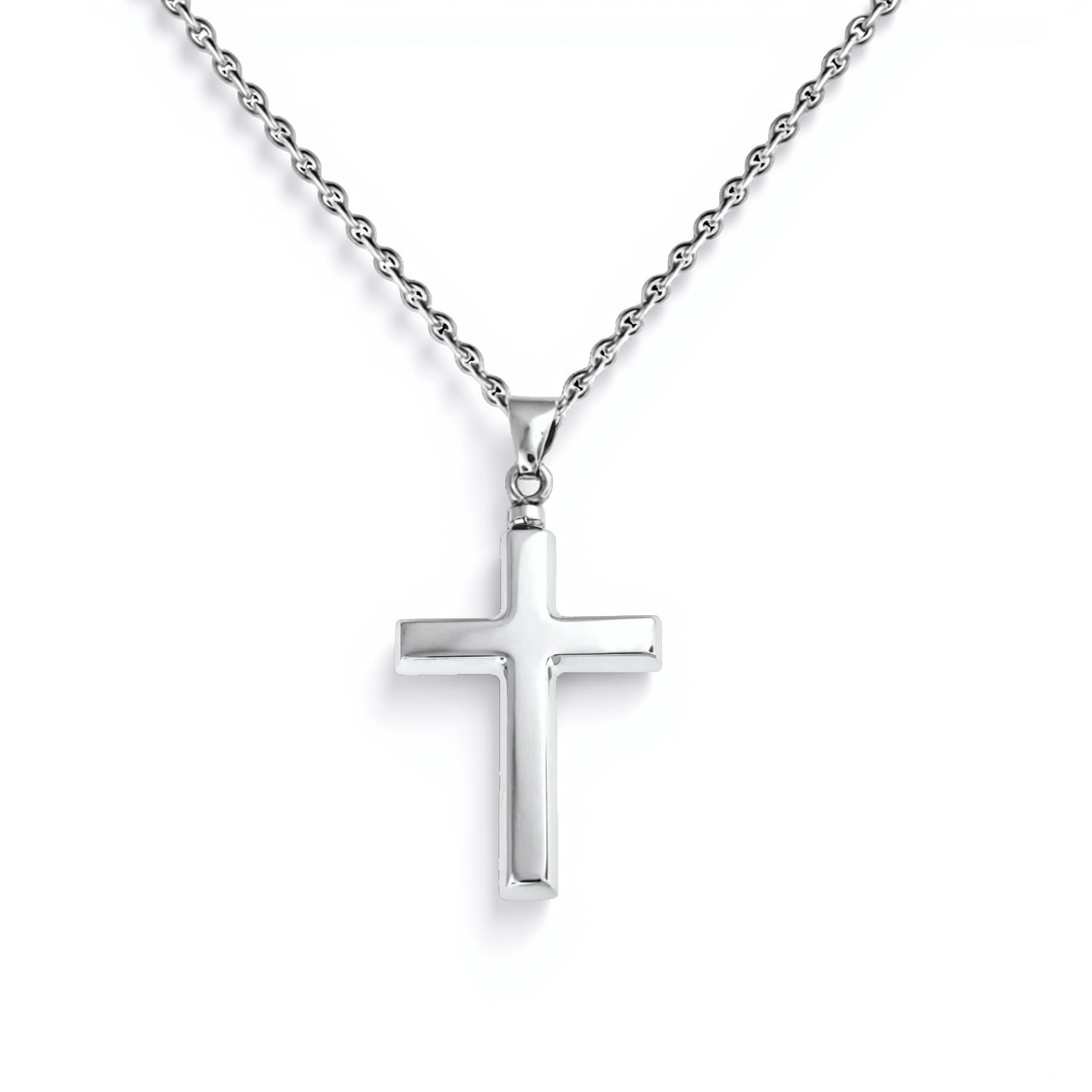 Cara Keepsakes Silver Pendant Urns Cross Pendant Urn